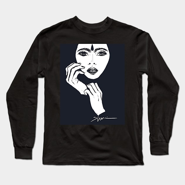 Number 357 Long Sleeve T-Shirt by Shurmmi